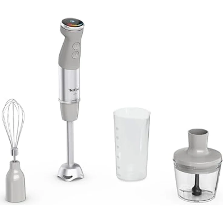 Tefal Quickchef+ Stabmixer, Powelix-Klingentechnologie, 20 Geschwindigkeitsstufen, Turbomodus, kompaktes Design, Silence-Modus, Softgrip-Griff, HB673B30 – Bild 1