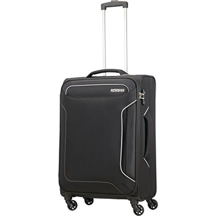 American Tourister Holiday Heat Spinner 67, 66 Liter Koffer, Black - Gut organisierter Innenraum, Kontrastfarben, TSA-Zahlenschloss – Bild 4
