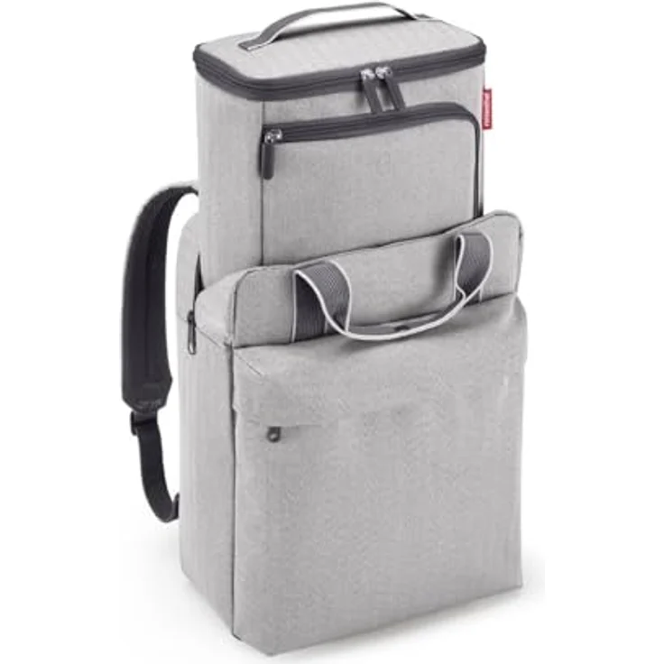 reisenthel Coolerbox Herringbone Grey, 7 l, wasserabweisend mit starker Thermo-Isolierung und zwei Tragegriffen – Bild 4