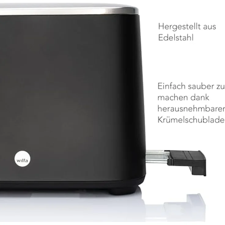 Wilfa CT-1000MB Toaster, schwarz – Bild 7
