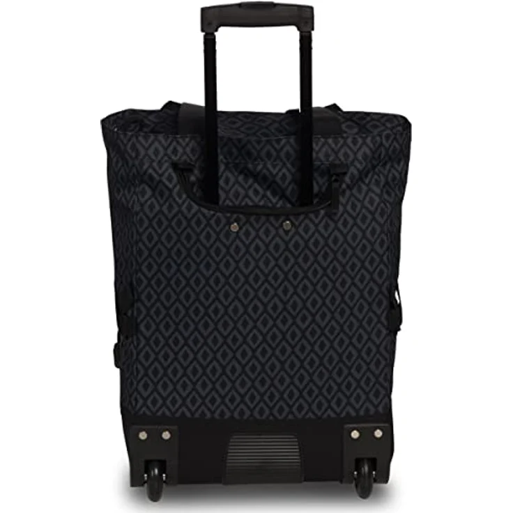 Punta Wheel Print Einkaufstrolley Einkaufsroller Einkaufswagen Shooping Trolley 10008, Farbe:Dunkelgrau/Schwarz – Bild 5
