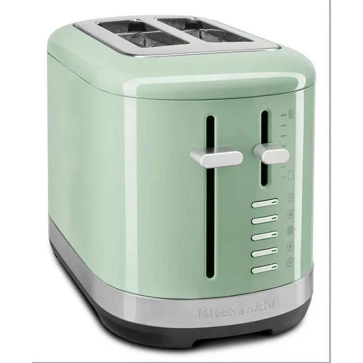 KitchenAid Toaster 5KMT2109EPT pistazie, 2 Schlitze, 980 W - mit Bräunungsgrad-Regler und extrabreiten Schlitzen