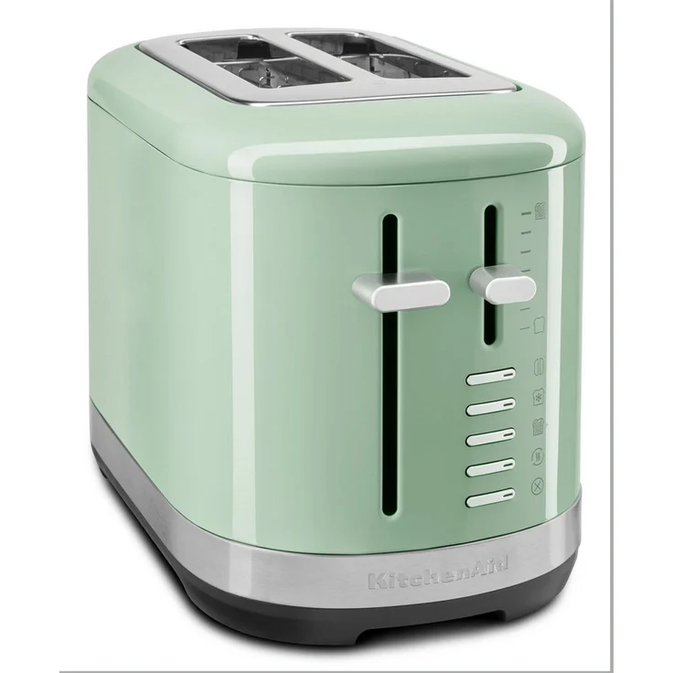 KitchenAid Toaster 5KMT2109EPT pistazie, 2 Schlitze, 980 W - mit Bräunungsgrad-Regler und extrabreiten Schlitzen