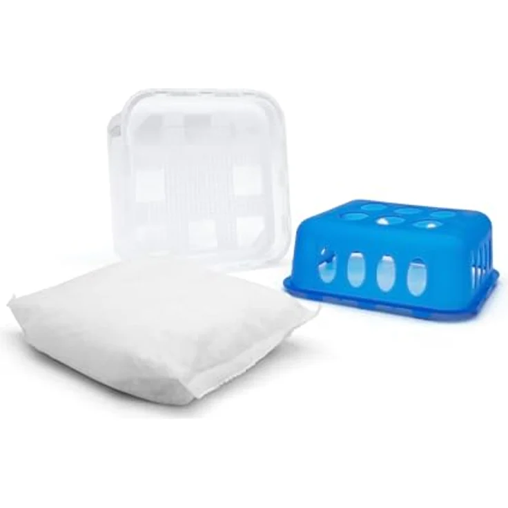 Spetebo 12x Ultra Fresh Luftentfeuchter Granulat Box, 24x 400g Nachfüllbeutel, Raumtrockner mit Auffangschale, wiederverwendbar und nachfüllbar, für Räume bis 25 qm, stromlos und platzsparend – Bild 4