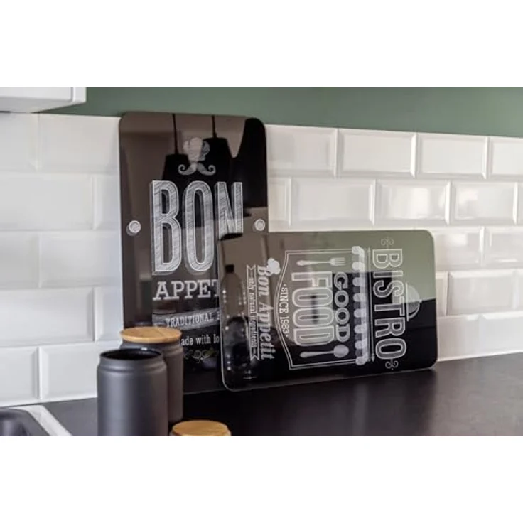 Wenko Herdabdeckplatte, Breite 52 cm, Glas – Bild 5