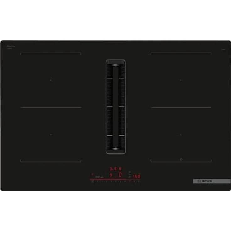 BOSCH Kochfeld mit Dunstabzug 6 PVQ811HGA6, Direct Select, PowerBoost, Restwärmeanzeige, Induktionskochfeld, 80 cm, Rahmenlos aufliegend – Bild 4