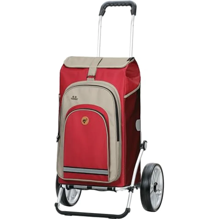 Andersen Einkaufstrolley - Royal Shopper Hydro 2.1 rot 62 L Bike, Einkaufsroller, Rucksack, Thermo, Aluminium, klappbar, Kugellagerad – Bild 1