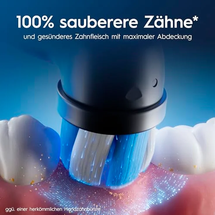 Oral-B iO Series 6 Black Lava, Elektrische Zahnbürste mit 5 Reinigungsmodi, interaktivem Display und intelligentem Drucksensor – Bild 5