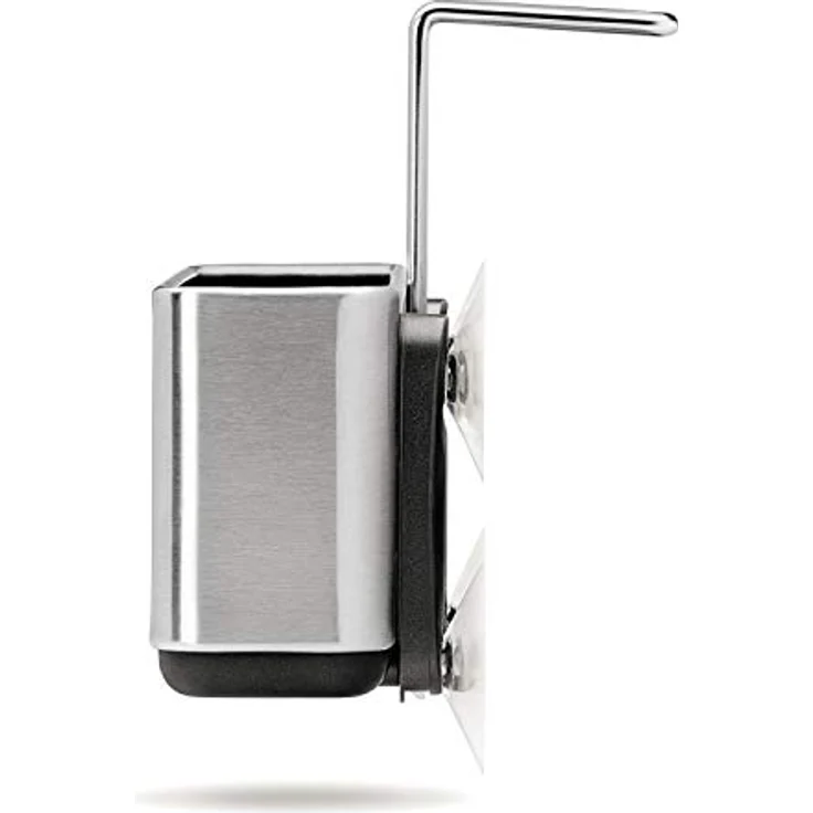 simplehuman schmaler Waschbecken Caddy, gebürsteter Stahl, 5 Jahre  – Bild 2