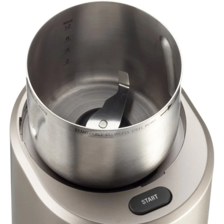 Gastroback 42601 Design Kaffeemühle Basic, Edelstahl-Schneidemesser-System, Mahlgradeinstellung mit 5 Feinheitsgraden von Filterkaffee bis Espresso, 18/8 – Bild 2
