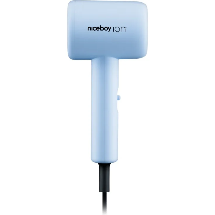 Niceboy ION AirSonic Pop Haartrockner Sky Blue, schonendes Trocknen mit Geschwindigkeitsregelung