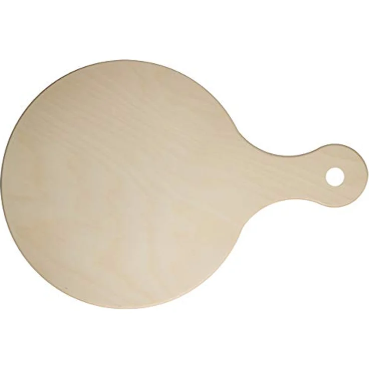 DEMOLLI fsc-10454 Schneidebrett mit Griff für Pizza, Polenta, Aperitifs, Holz Buche, Natur – Bild 3
