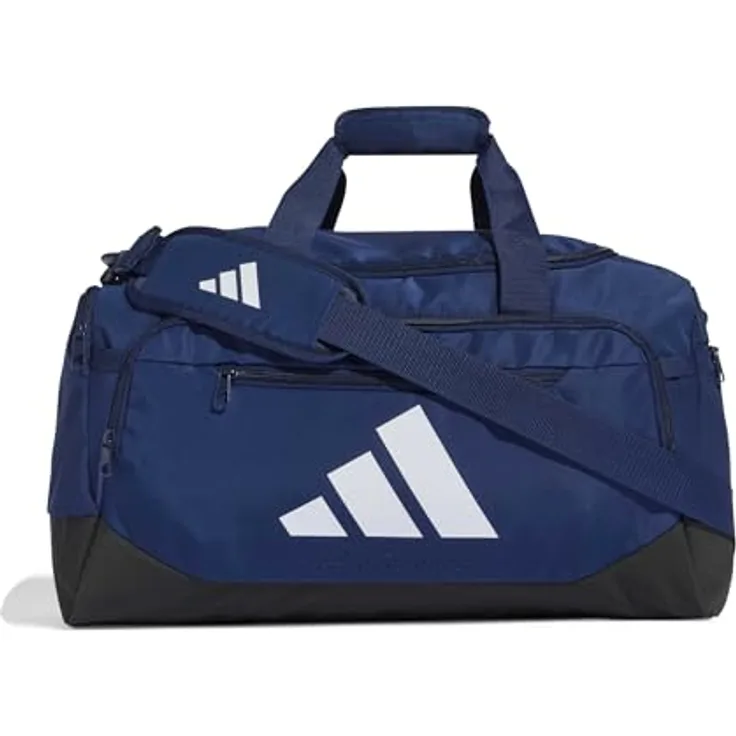 adidas Sportswear Dufflebag Training Defender S, sportliche Sporttasche mit verstellbarem Schultergurt, 42,3 Liter Volumen, schwarz