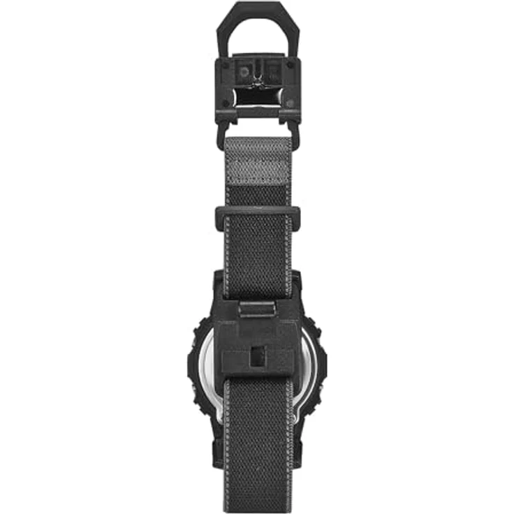 Casio G-Shock DW-5600, Herren Digital Quarz Armbanduhr mit stoßfester Konstruktion und 20-bar-Wasserdichtigkeit, FIDLOCK Magnetverschluss, dehnbarem Textilband und Super Illuminator LED – Bild 5