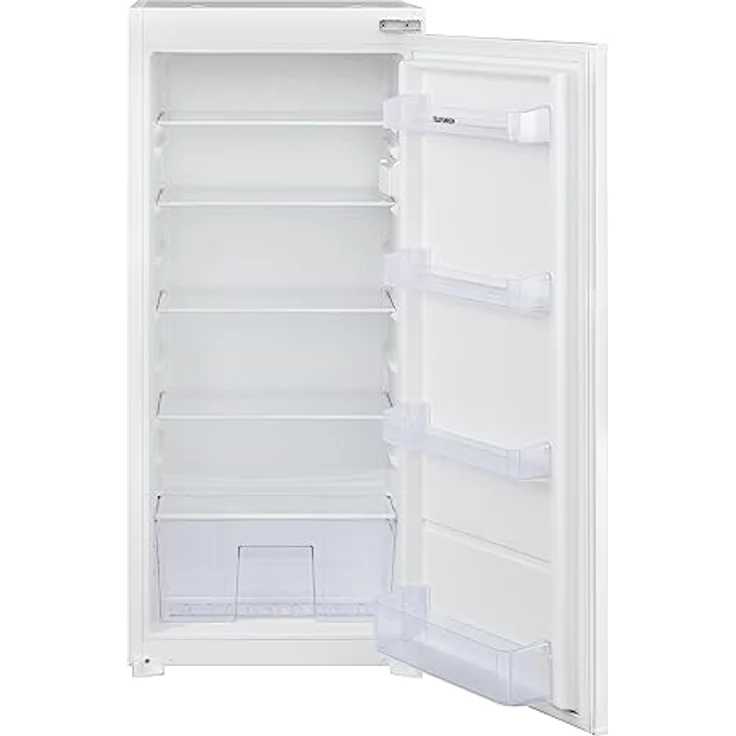 TELEFUNKEN EK123S200E Einbaukühlschrank ohne Gefrierfach | 122cm Nische | Schlepptür-Technik | 193 Liter Nutzinhalt | Temperaturregelung | Weiß – Bild 1