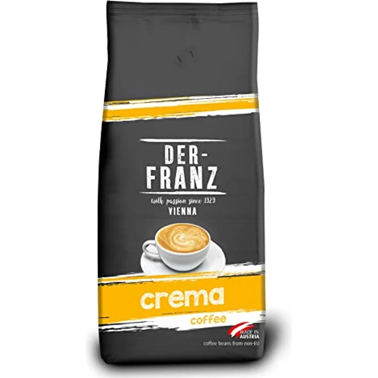 Der-Franz Crema-Kaffee UTZ, ganze Bohne, 1000 g – Bild 2