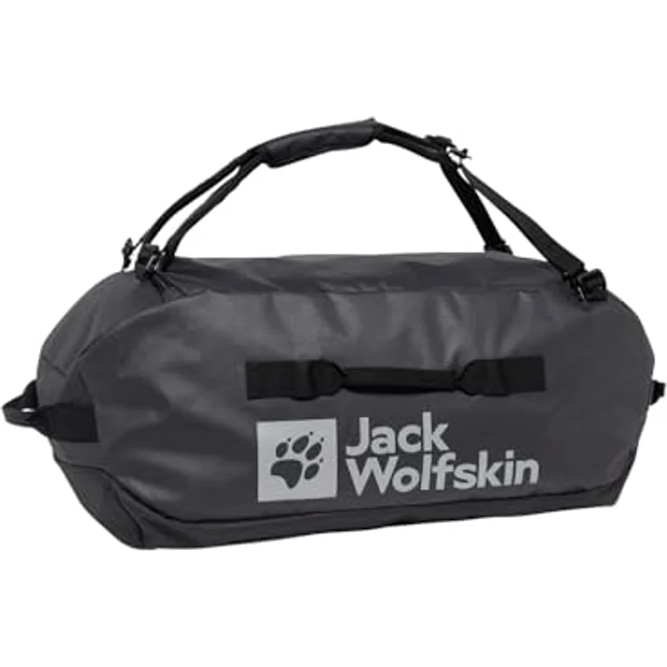 Jack Wolfskin All-In 65 Weekender Reisetasche, 70 cm, grau, 100% Polyester – Bild 2