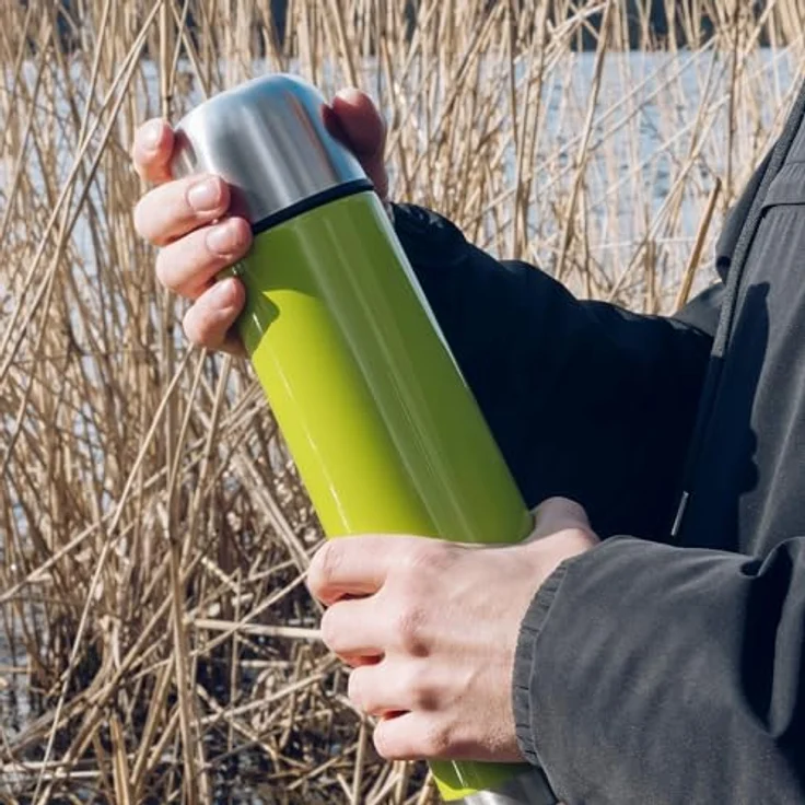 Gräwe Isolierflasche mit Messer THERMOHOME, 1 l, grün – Bild 6