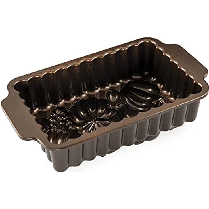 Nordic Ware Harvest Bounty Loaf Pan, One Size, Bronze – Bild 7