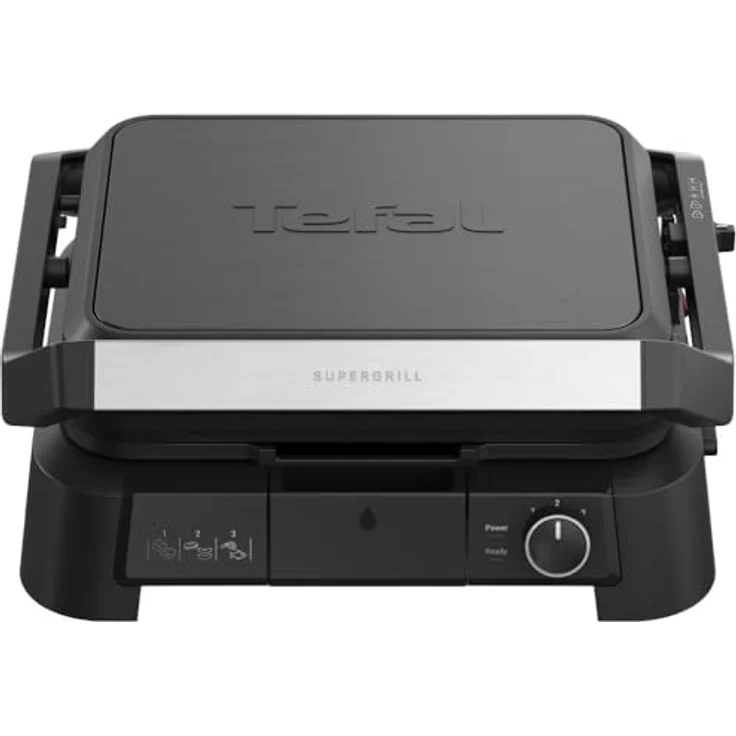 Tefal SuperGrill 3-in-1 Kontaktgrill, 2000 W, für bis zu 6 Personen, schwarz – Bild 2