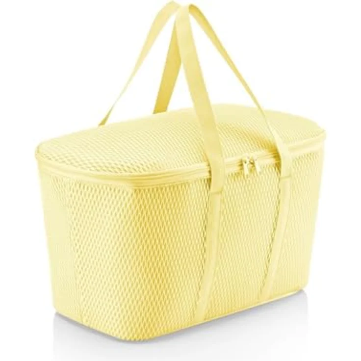 reisenthel coolerbag mesh lemon, Kühlbox (20 l) mit hochwertigem Thermo-Innenfutter und abwaschbarem Innenfutter – Bild 2