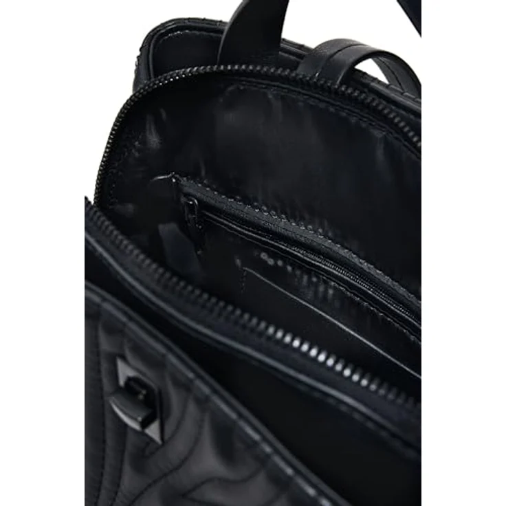 Desigual Helium City Rucksack, schwarz, 29 cm, 100% Polyurethan, kompakte Form – Bild 4