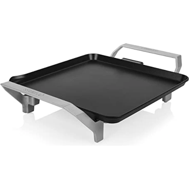 Princess 103090 Table Chef Premium Compact, Quadratische Teppanyaki-Mini-Grillplatte, für bis zu 2 Personen, hohe Leistung von 1500 Watt, Schwarz – Bild 1