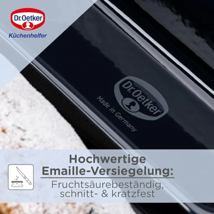 Dr. Oetker Kastenform 25 cm, robuste Brotbackform, Kuchenform für saftige Kuchen und deftige Brote, Serie Back-Liebe le, Menge: 1 Stück – Bild 4