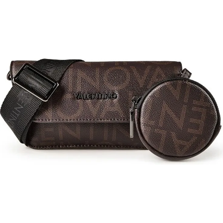 Valentino King RE Umhängetasche 21 cm, braun, 100% Polyurethan, kompakte Größe 21 cm x 4.5 cm x 11.5 cm