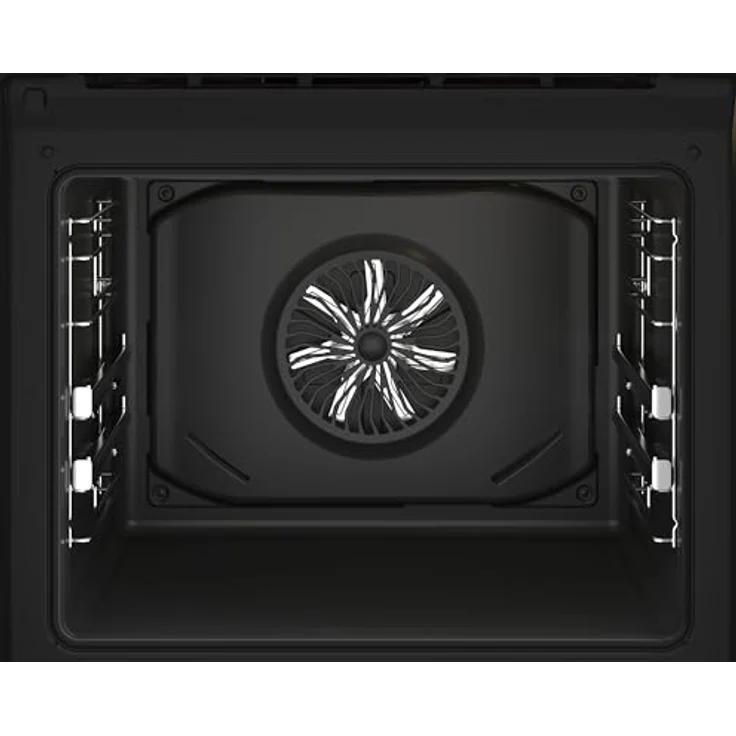 Beko BBUM17341BE b300 Einbau-Herd-Set, Multifunktionsofen mit 9 Heizarten und Glaskeramik-Kochfeld, SteamShine-Reinigung, versenkbare Knebel, Schwarz/Edelstahl – Bild 3