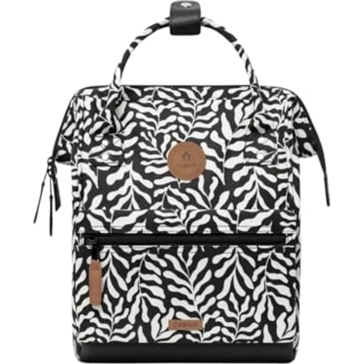 Cabaia Adventurer All Over Small City Rucksack, 32 cm, grau, 100% Nylon, kompakte Größe 23 cm x 13 cm – Bild 1