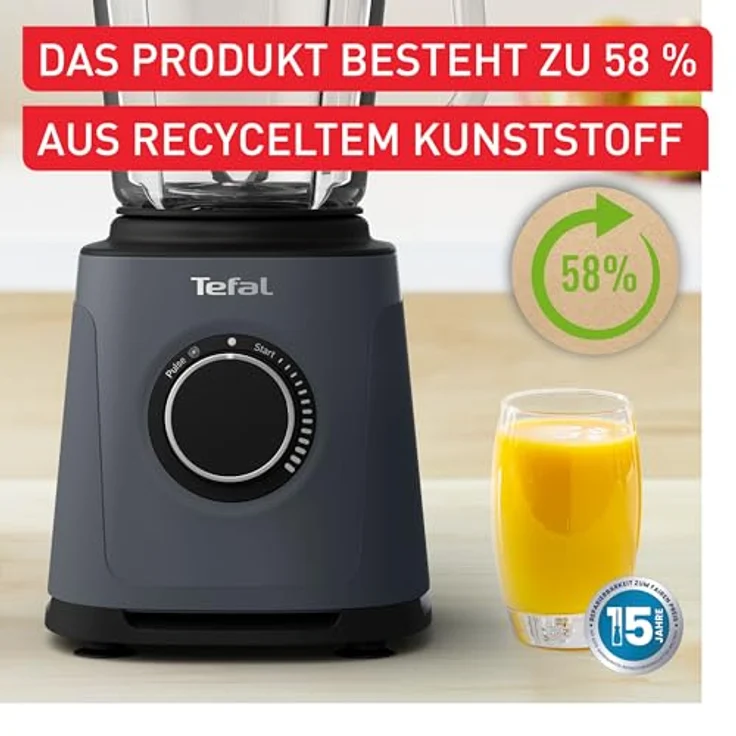 Tefal Standmixer BL771B PerfectMix Essential, 1200 W, 2 L Fassungsvermögen, Powelix-Klingen-Technologie – Bild 6