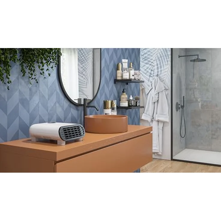 Olimpia Splendid Caldo Duo, 2000 W Elektrischer Raumheizlüfter mit Touchscreen, Wand- und Tischmontage, Energieeinsparung und Sicherheitssystem, Weiß – Bild 8
