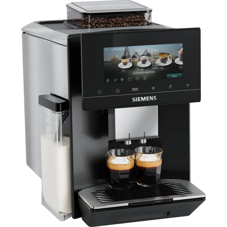Siemens EQ900 TQ925EF9 iAroma Kaffeevollautomat, 1500 W, 19 bar, 2,3 l, Schwarz/Edelstahl, inkl. Lieferung zum Aufstellungsort