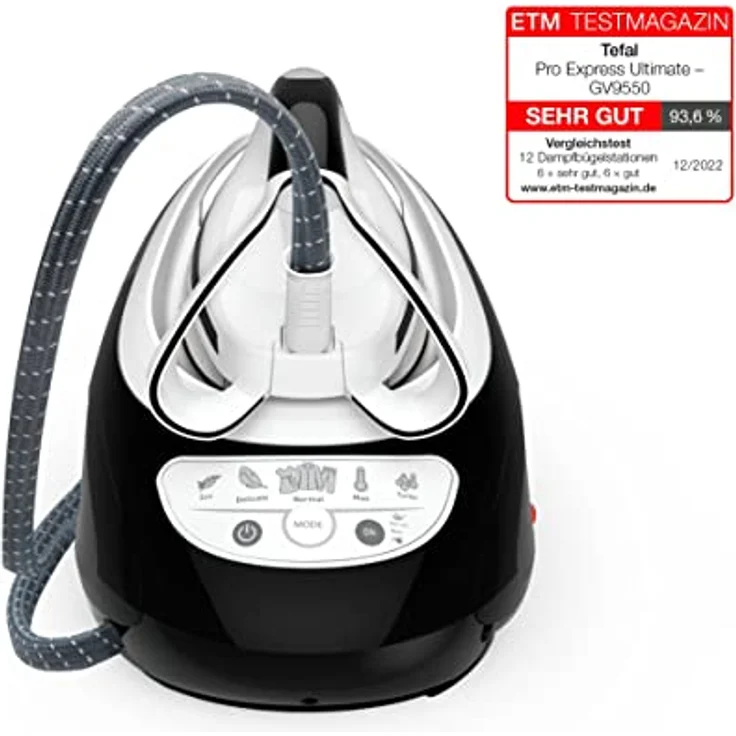 Tefal Pro Express Ultimate GV9550E0 Dampfbügelstation, 8 bar, Dampfstoß 520 g/min, Dauerbetrieb 120 g/min, Tank 1,9 l – Bild 2