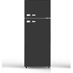 PKM GK210-2 SB Kühl-Gefrierkombination Schwarz 208 L/145 cm/48 Liter 4 Sterne Gefrierfach/41 dB/Freistehend