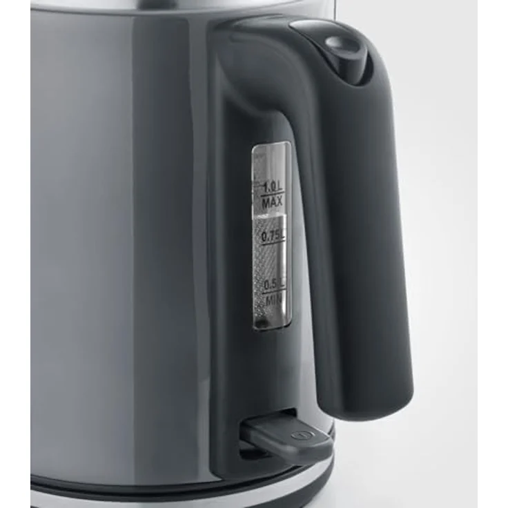 SEVERIN - Wasserkocher WK 9574, 1 l, 2400 W, Grau, Edelstahl, BPA-frei, 360°-Funksystem – Bild 4