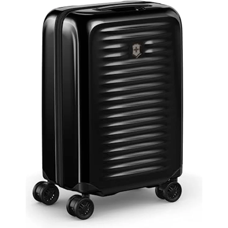 Victorinox Airox Frequent Flyer Hardside Carry-On, leichter Handgepäckkoffer aus robustem Polycarbonat, 34 l, 35 x 23 x 55 cm, Schwarz – Bild 3