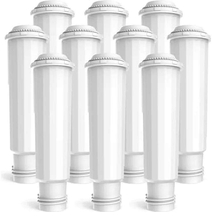 "Comedes Wasserfilter 10er Set, kompatibel mit Krups, Melitta und Nivona Kaffeeautomaten, Ionentauscher und Aktivkohle für effektive Reinigung" – Bild 1