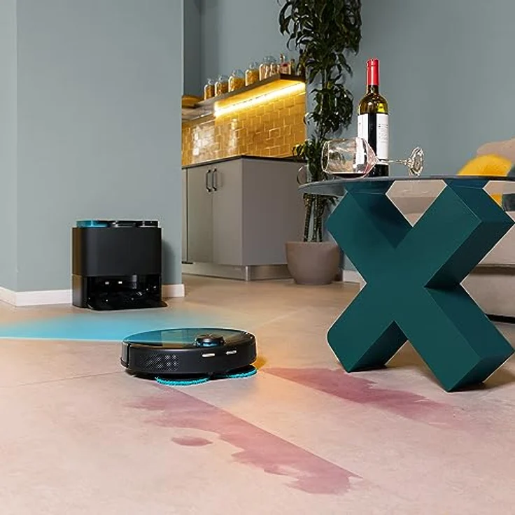 Cecotec Conga 11090 Spin Revolution Home&Wash, Roboter Staubsauger mit Selbstleerstation, Ultraschall-Laser-Navigation und 5000 Pa Saugmotor – Bild 5