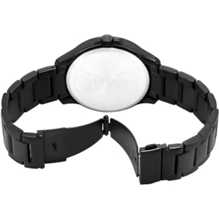 ARMANI EXCHANGE Quarzuhr AX2464, Herrenuhr mit grauem Zifferblatt, schwarzem Edelstahlarmband, 46 mm, analog, Datum – Bild 7