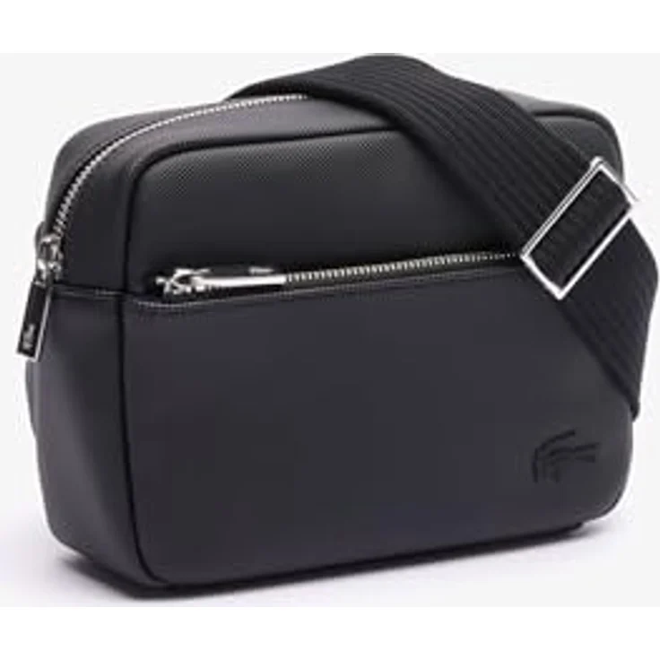 Lacoste Reporter Bag Noir (000), Herren Umhängetasche mit Handtasche und Schultertasche – Bild 4