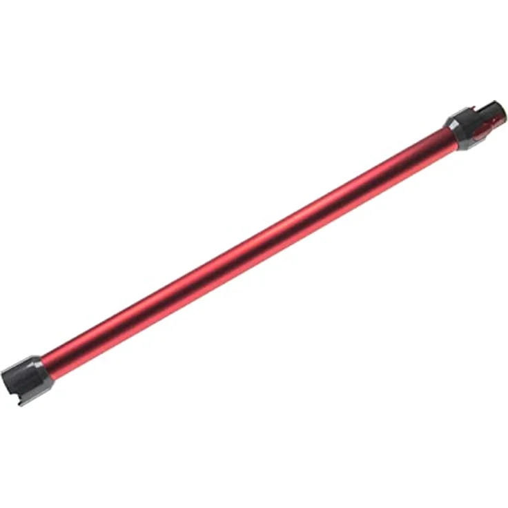vhbw Staubsaugerohr kompatibel mit Dyson V7 Motorhead, V7 Motorhead +, V7 Fluffy (altes Modell) - 35 mm Anschluss, 74 cm lang Rot Grau – Bild 1