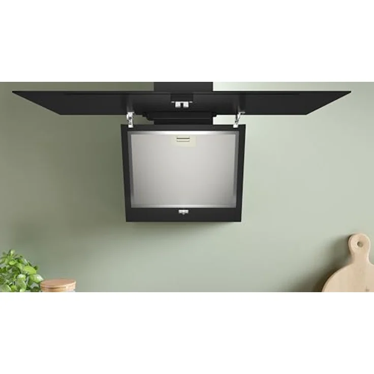 Bosch DWK85DK60 Serie 2 Wandesse, 80 cm breit, Umluft oder Abluft, Leiser Motor, Touch Select Basic, LED-Beleuchtung, Filtersättigung, Leicht zu reinigender Innenraum – Bild 2