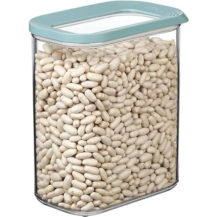 Mepal Vorratsdosen Modula 1500 ml, 4-tlg. Spar-Set für trockene Lebensmittel, Nordic Green – Bild 3