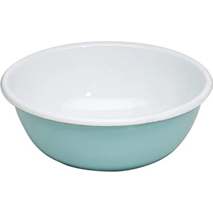 Riess, 0303-109, Küchenschüssel 14cm, Classic Sonderedition Nature Green Light, Durchmesser 14 cm, Höhe 5.1 cm, Emaille, grün, Induktion