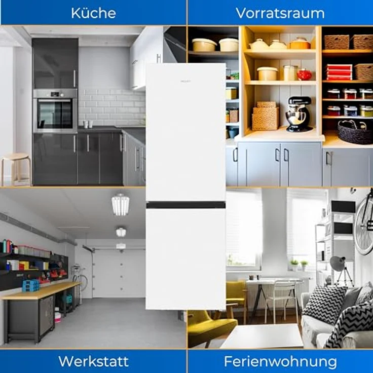 Exquisit Kühl-Gefrierkombination KGC231-60-E-050C weiss | 157 l Nutzinhalt | Schnellkühlen | Alarm | 4* Gefrieren – Bild 5