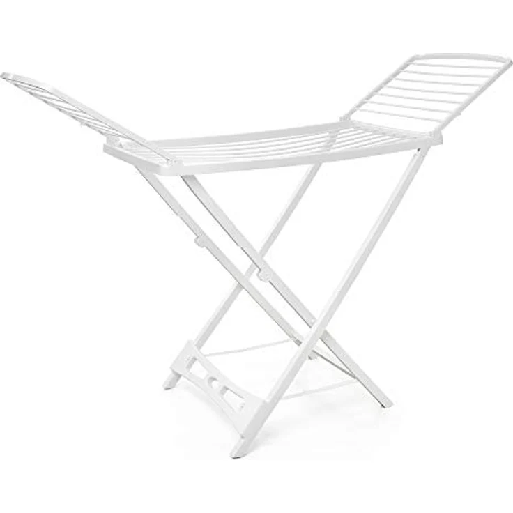 Rayen Antirutsch-Beinverriegelungssystem | XXL Kleiderstangen für drinnen und draußen | 20 m Wäscheleine aus Kunstharz, weiß, Maße: 173 x 53 x 113 cm – Bild 4