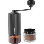 Zassenhaus Kaffeemühle BARISTA 2.0, Edelstahl, Schwarz, stufenfrei verstellbar