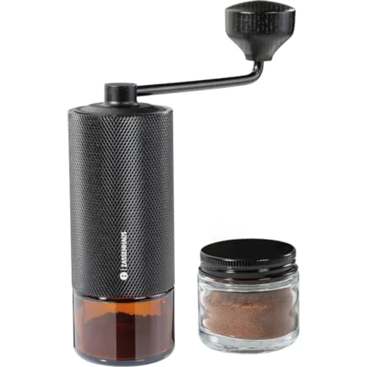Zassenhaus Kaffeemühle BARISTA 2.0, Edelstahl, Schwarz, stufenfrei verstellbar